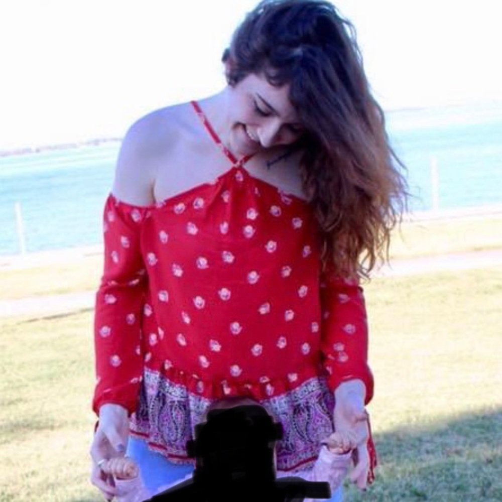 Off the shoulder blouse